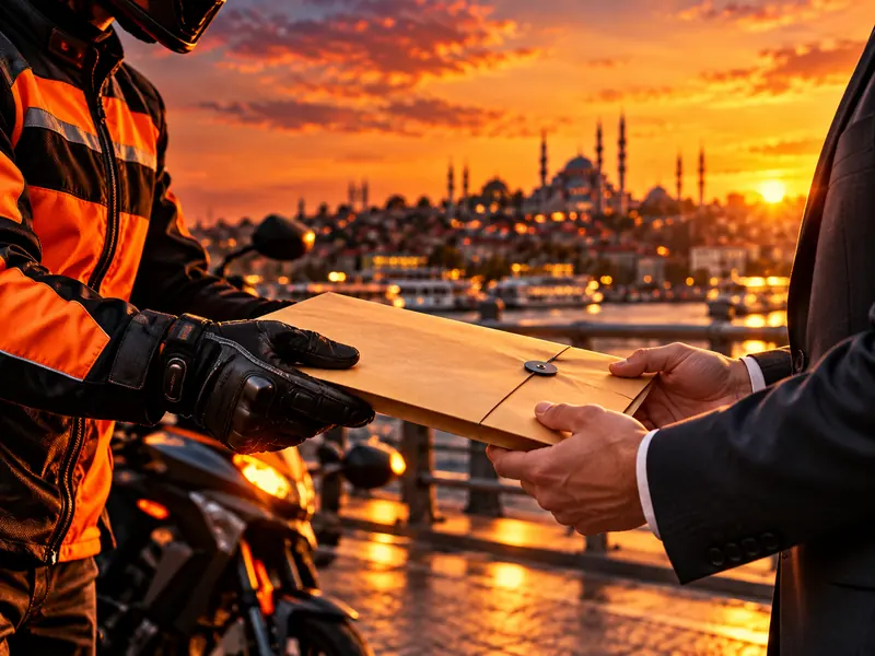 Evrak kurye teslimatı